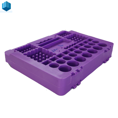 PA moldeado plástico de los componentes de las piezas internas plásticas púrpuras